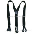 Black Cute Suspenders with PU Fastener